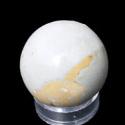 Marine Jasper sphere 51mm 232g in sunlight - Rocks and Things Store