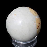 Marine Jasper sphere 51mm 232g in sunlight - Rocks and Things Store
