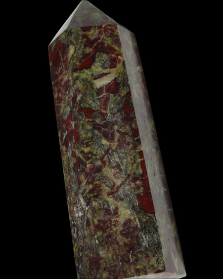 Dragons Blood Stone wand 76g in sun light - Rocks and Things Store