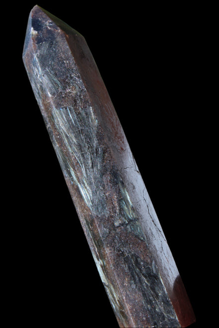 Astrophyllite Fireworks Stone wand 54.8g - Rocks and Things Store