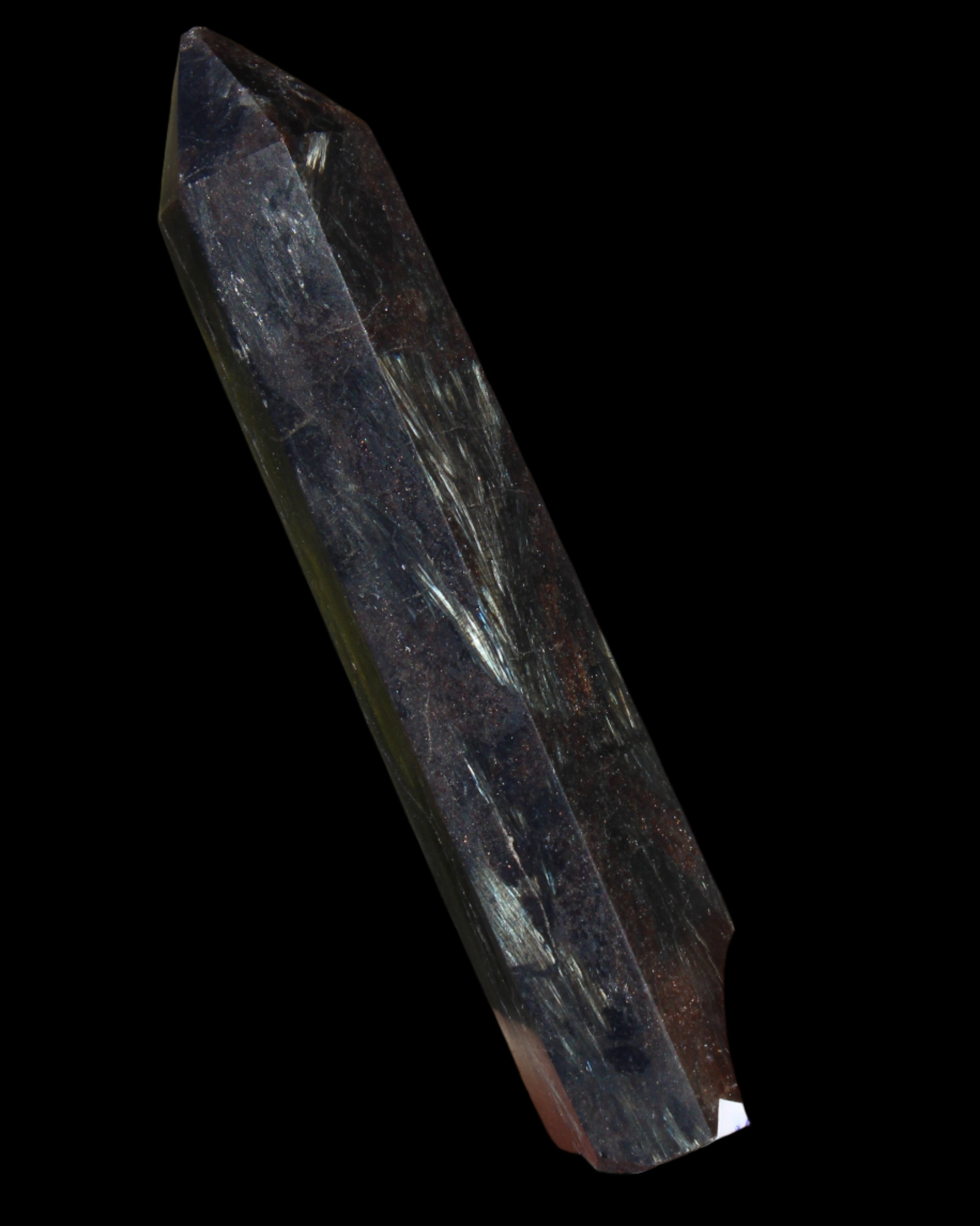 Astrophyllite Fireworks Stone wand 54.8g - Rocks and Things Store