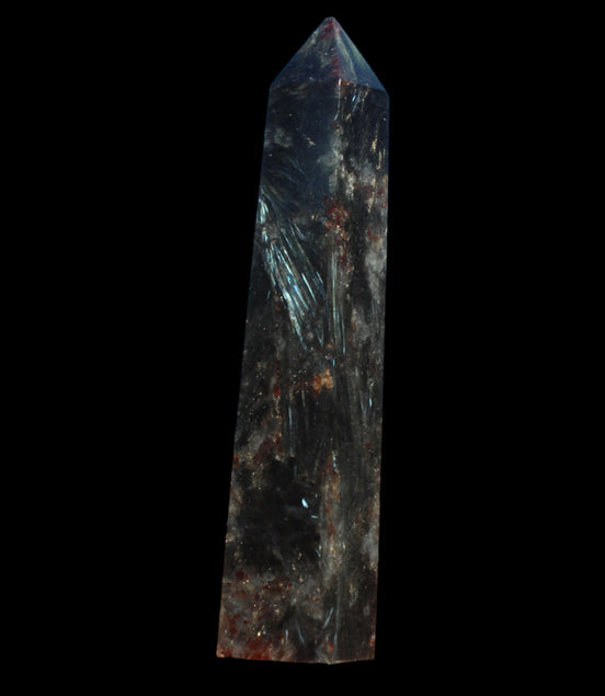 Astrophyllite Fireworks Stone wand 54.8g - Rocks and Things Store