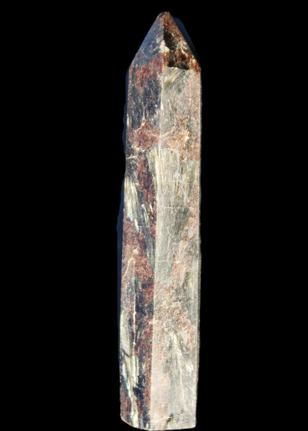 Astrophyllite Fireworks Stone wand 54.8g in sunlight - Rocks and Things Store