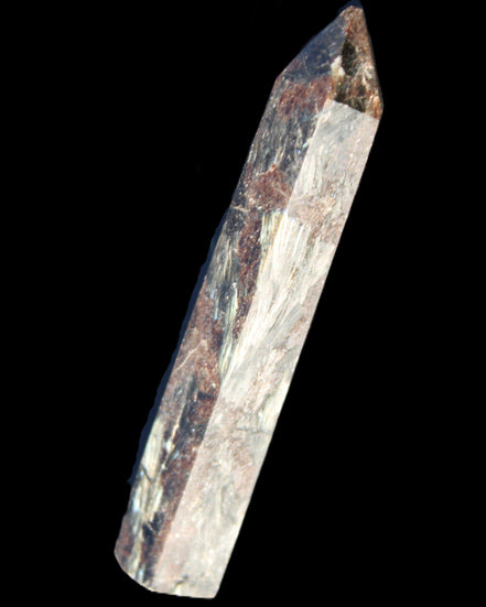 Astrophyllite Fireworks Stone wand 54.8g in sunlight - Rocks and Things Store
