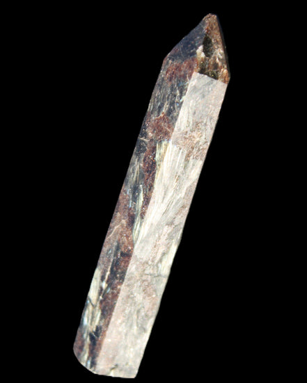 Astrophyllite Fireworks Stone wand 54.8g in sunlight - Rocks and Things Store
