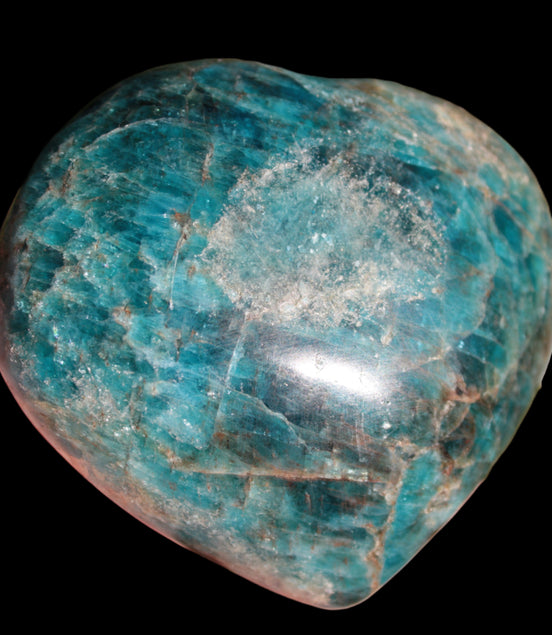 Apatite heart 359g - Rocks and Things Store