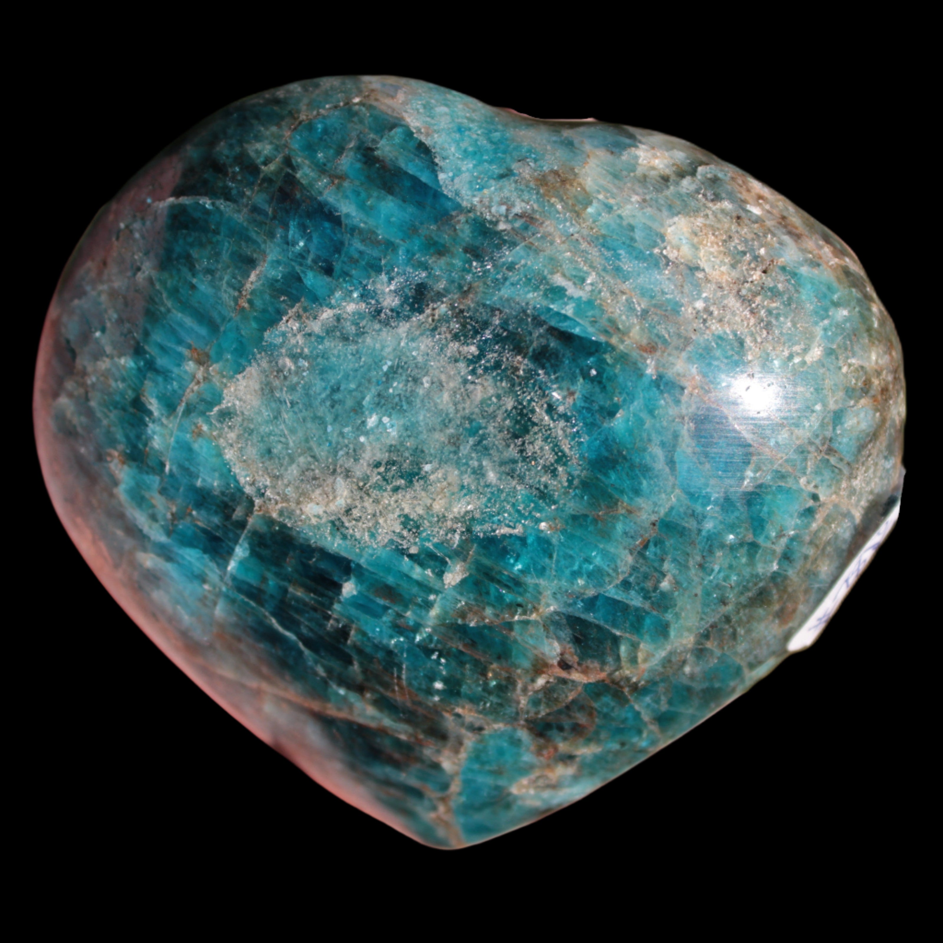 Apatite heart 359g - Rocks and Things Store