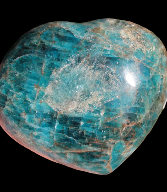Apatite heart 359g - Rocks and Things Store
