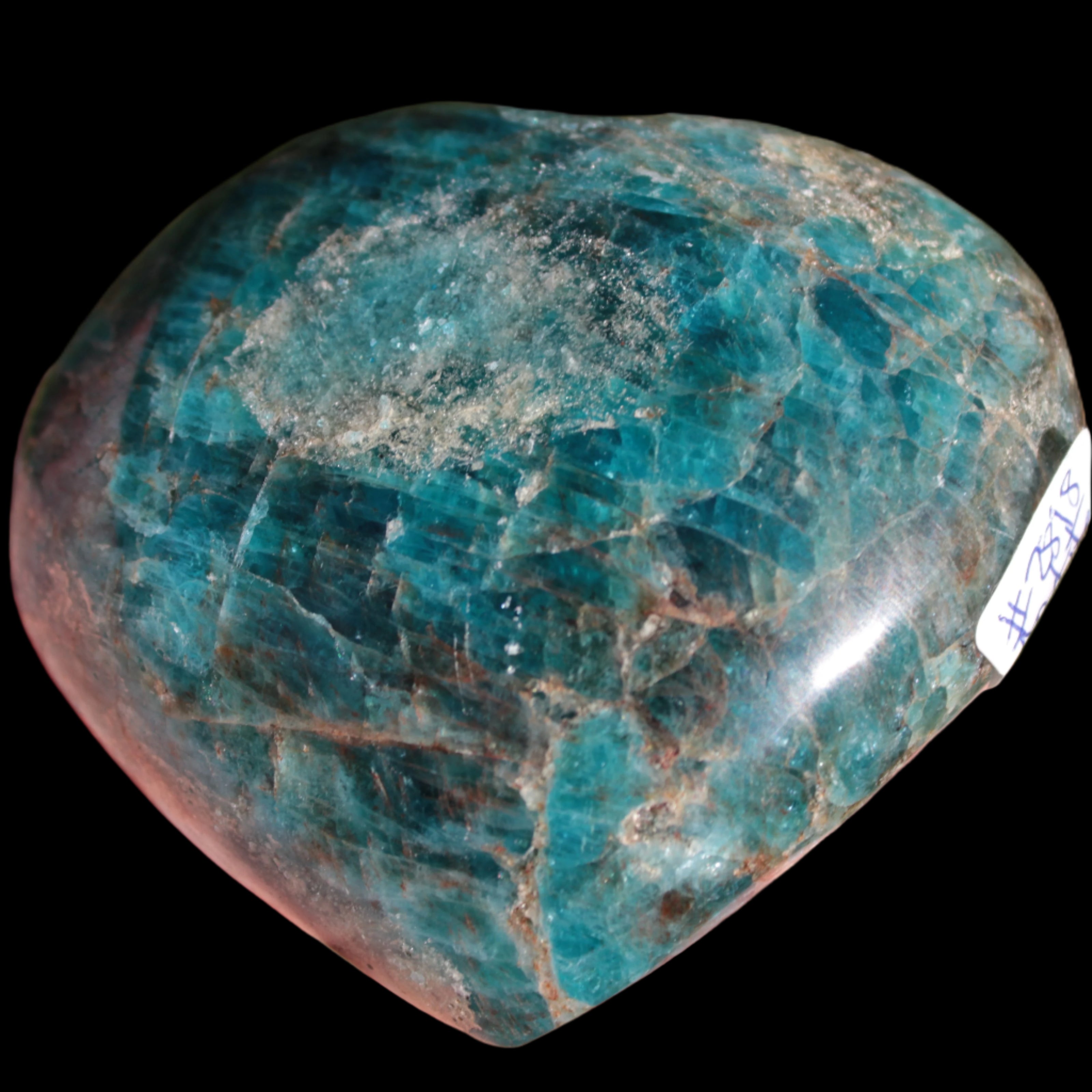 Apatite heart 359g - Rocks and Things Store