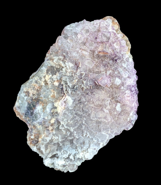 Vivid Purple Fluorite cluster 74g in dull sunlight - Rocks and Things Store