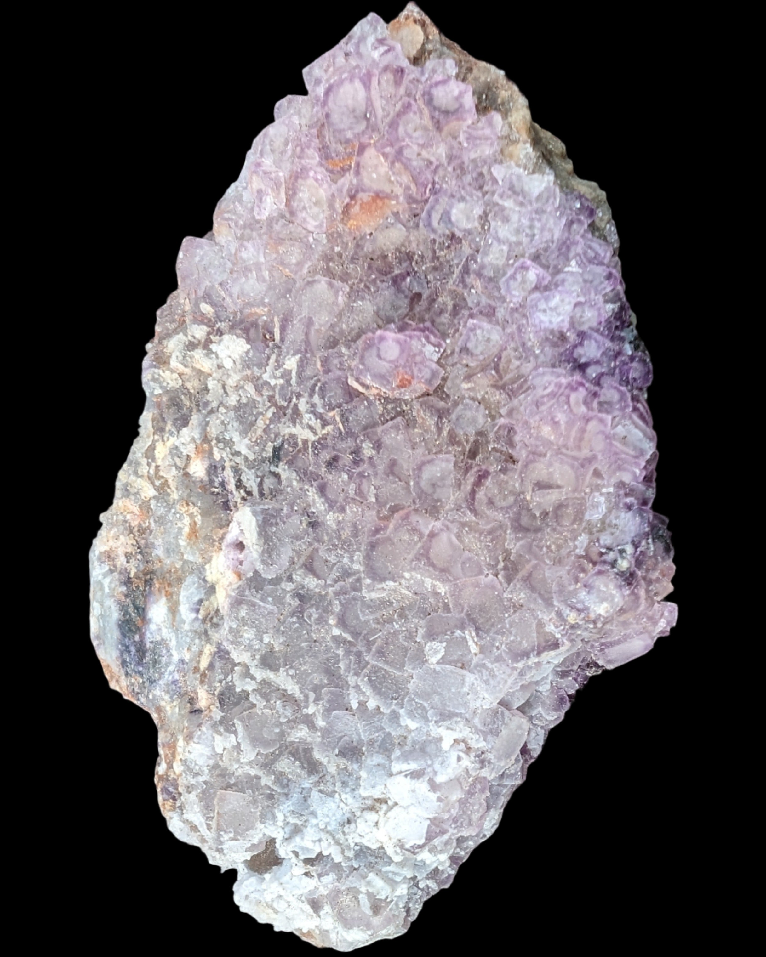 Vivid Purple Fluorite cluster 74g in sunlight - Rocks and Things Store