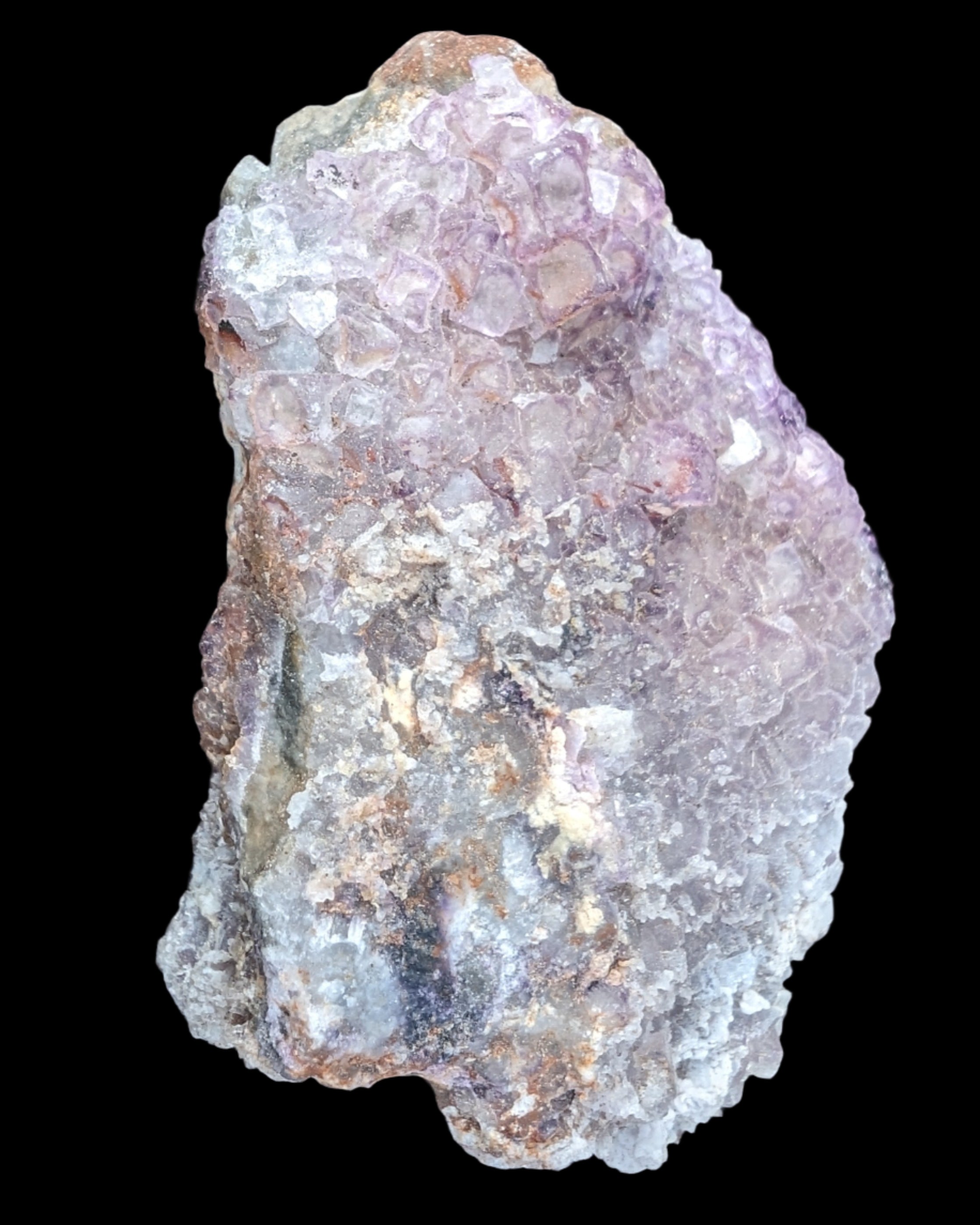 Vivid Purple Fluorite cluster 74g in sunlight - Rocks and Things Store