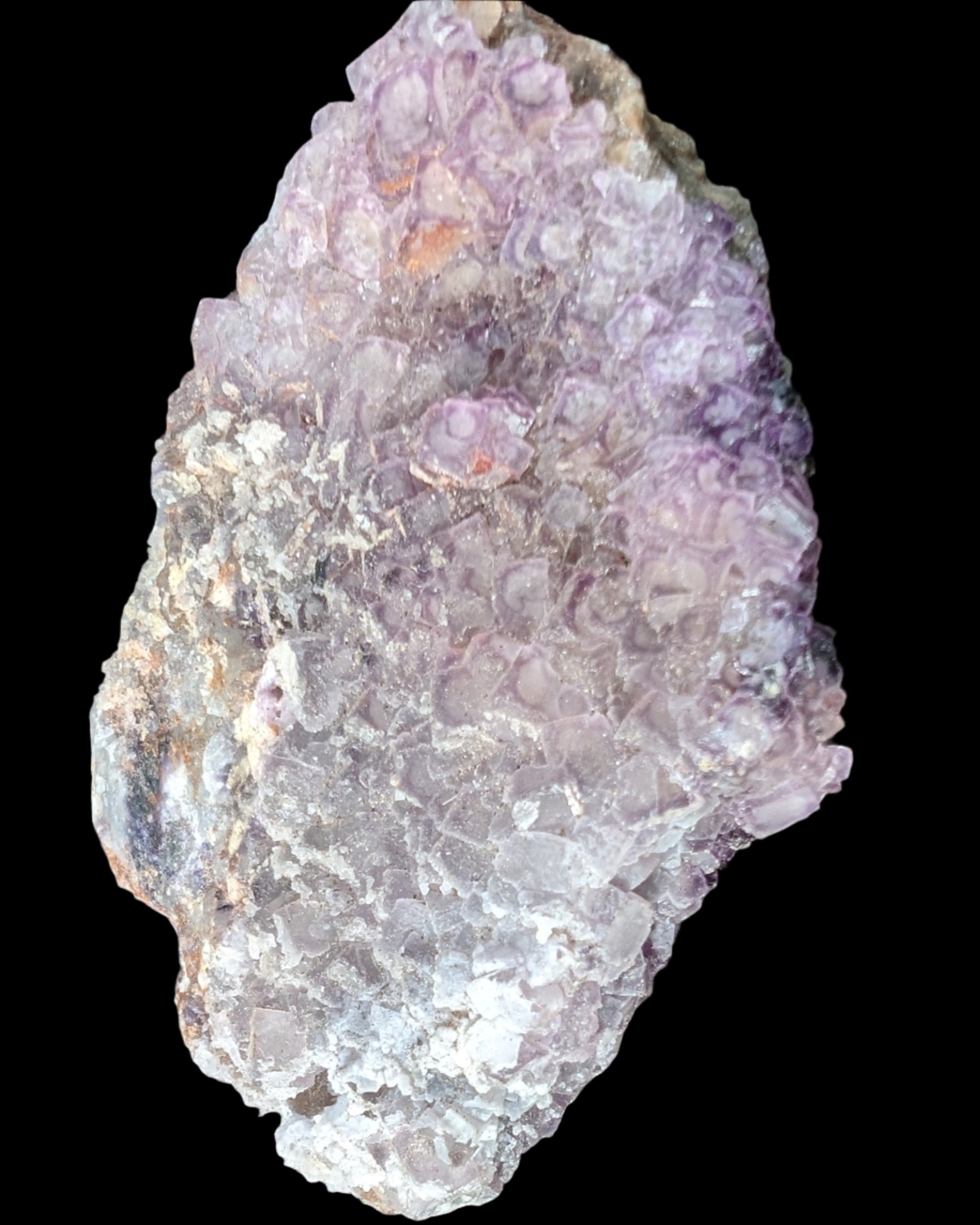 Vivid Purple Fluorite cluster 74g in sunlight - Rocks and Things Store