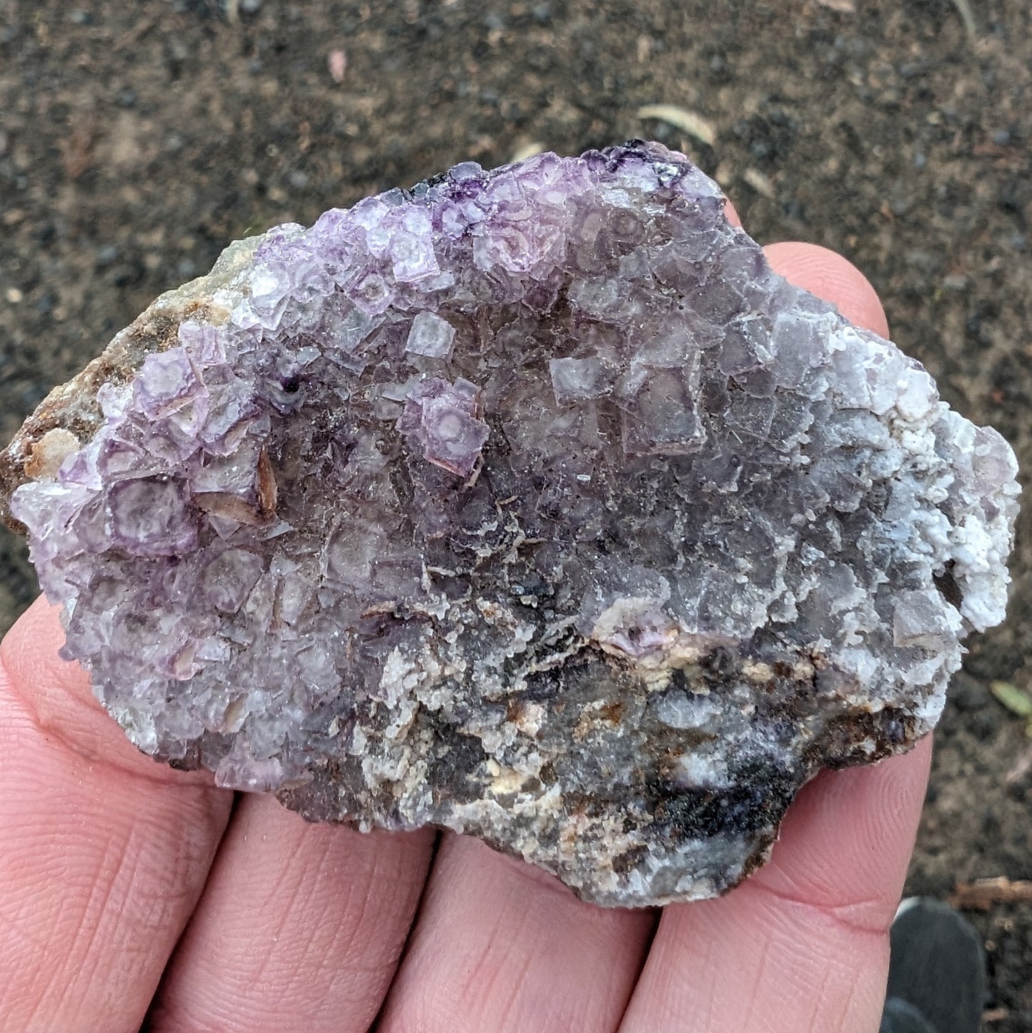 Vivid Purple Fluorite 74g