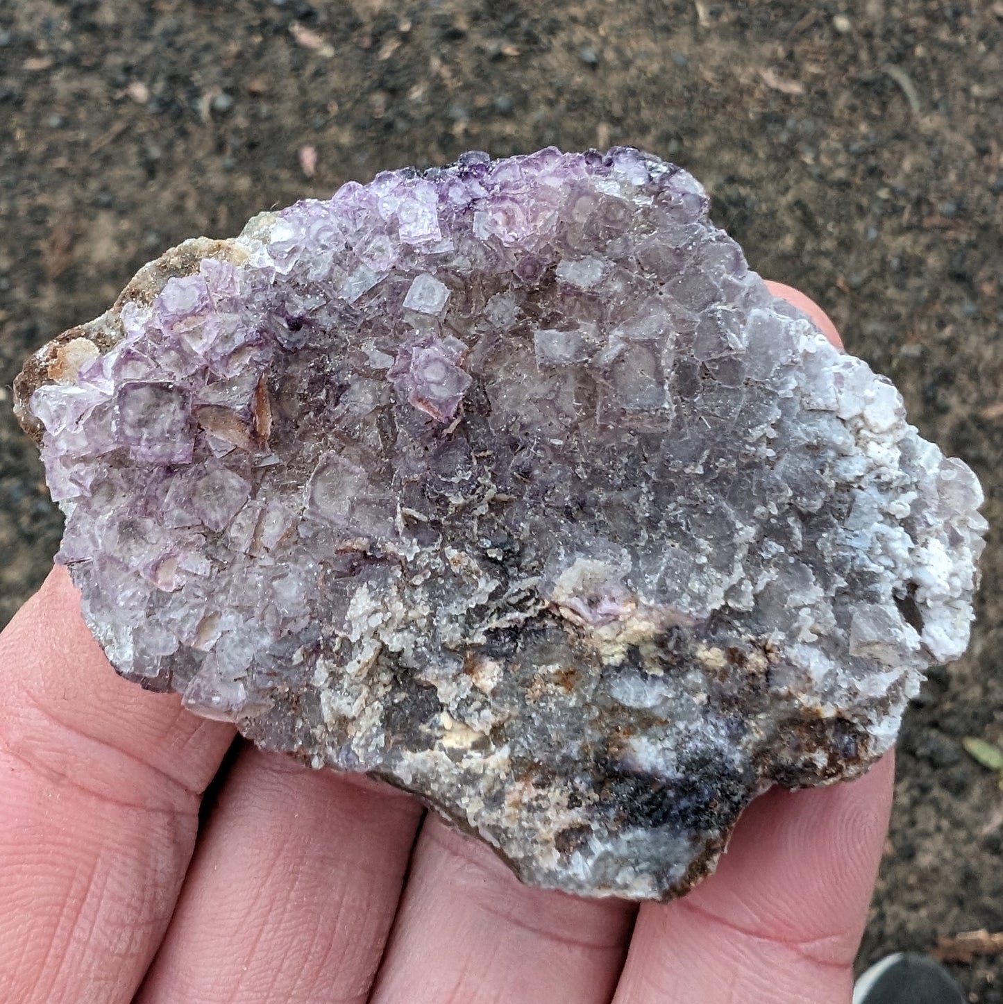 Vivid Purple Fluorite 74g Rocks and Things