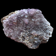 Vivid Purple Fluorite cluster 74g in dull sunlight - Rocks and Things Store