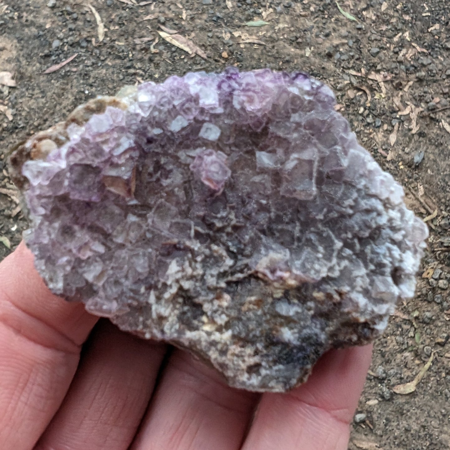 Vivid Purple Fluorite 74g