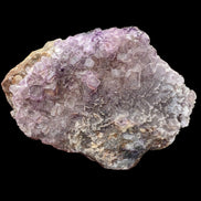 Vivid Purple Fluorite cluster 74g in dull sunlight - Rocks and Things Store