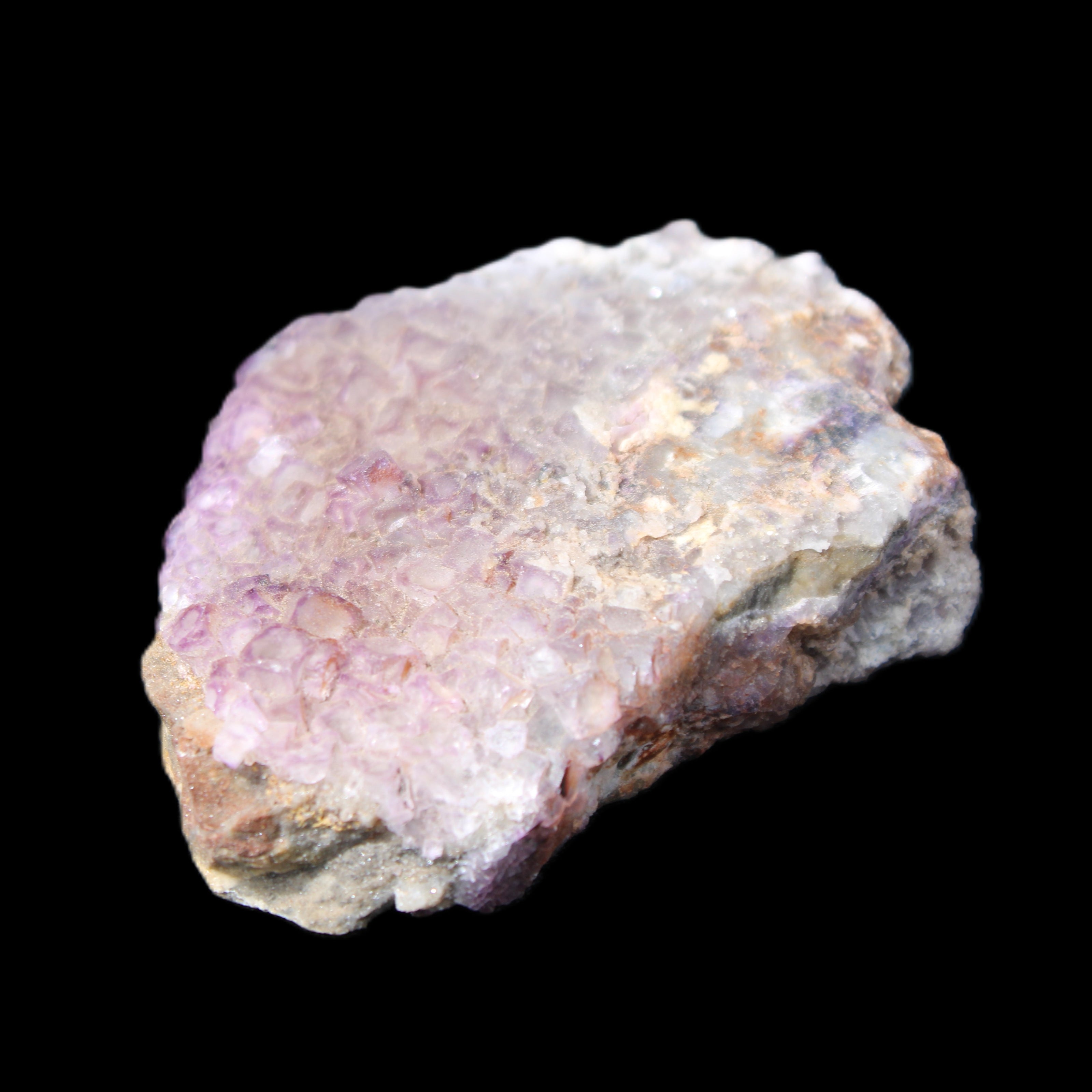 Vivid Purple Fluorite cluster 74g in sunlight - Rocks and Things Store