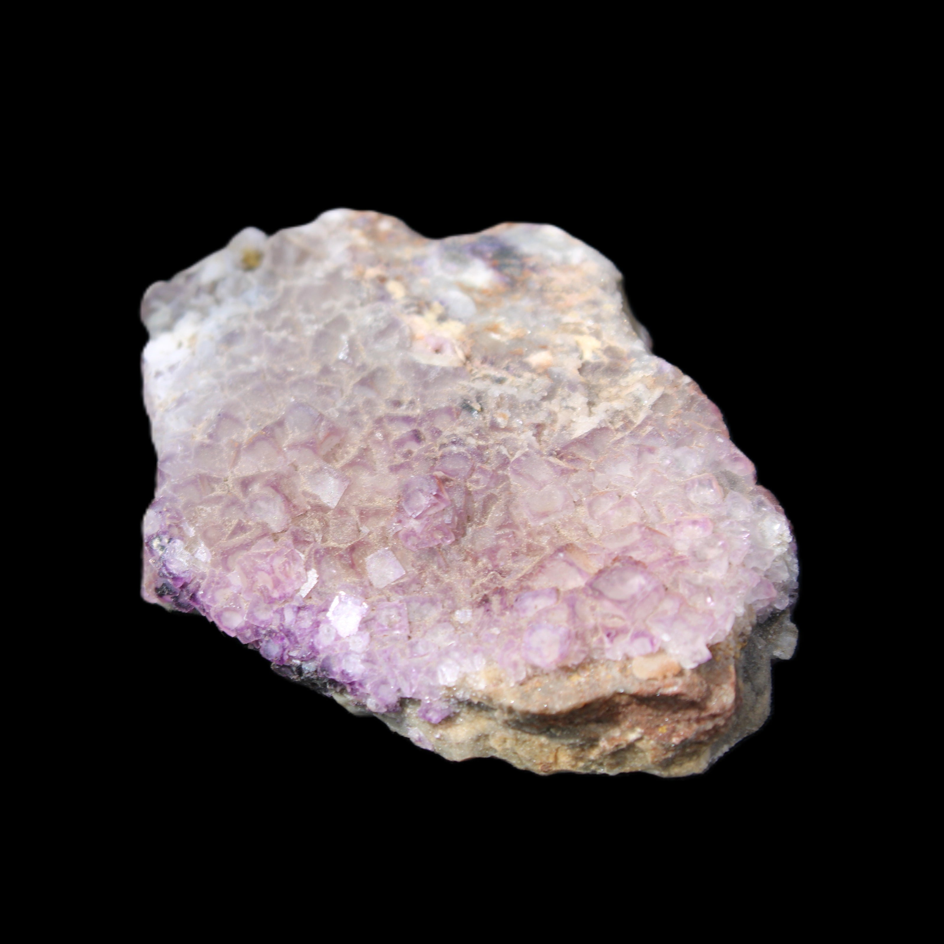 Vivid Purple Fluorite cluster 74g in sunlight - Rocks and Things Store