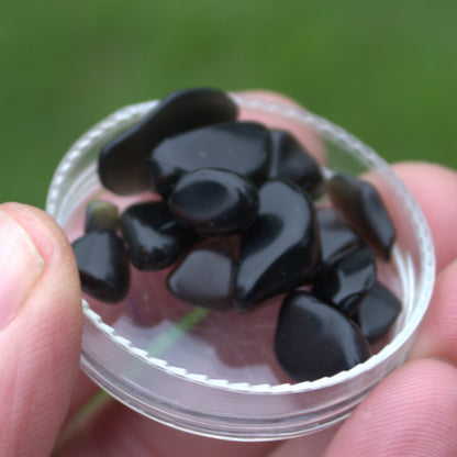 Obsidian polished mini chips 8g