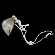 Labradorite pendant and necklace 11-15g in sunlight - Rocks and Things Store