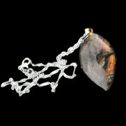 Labradorite pendant and necklace 11-15g in sunlight - Rocks and Things Store