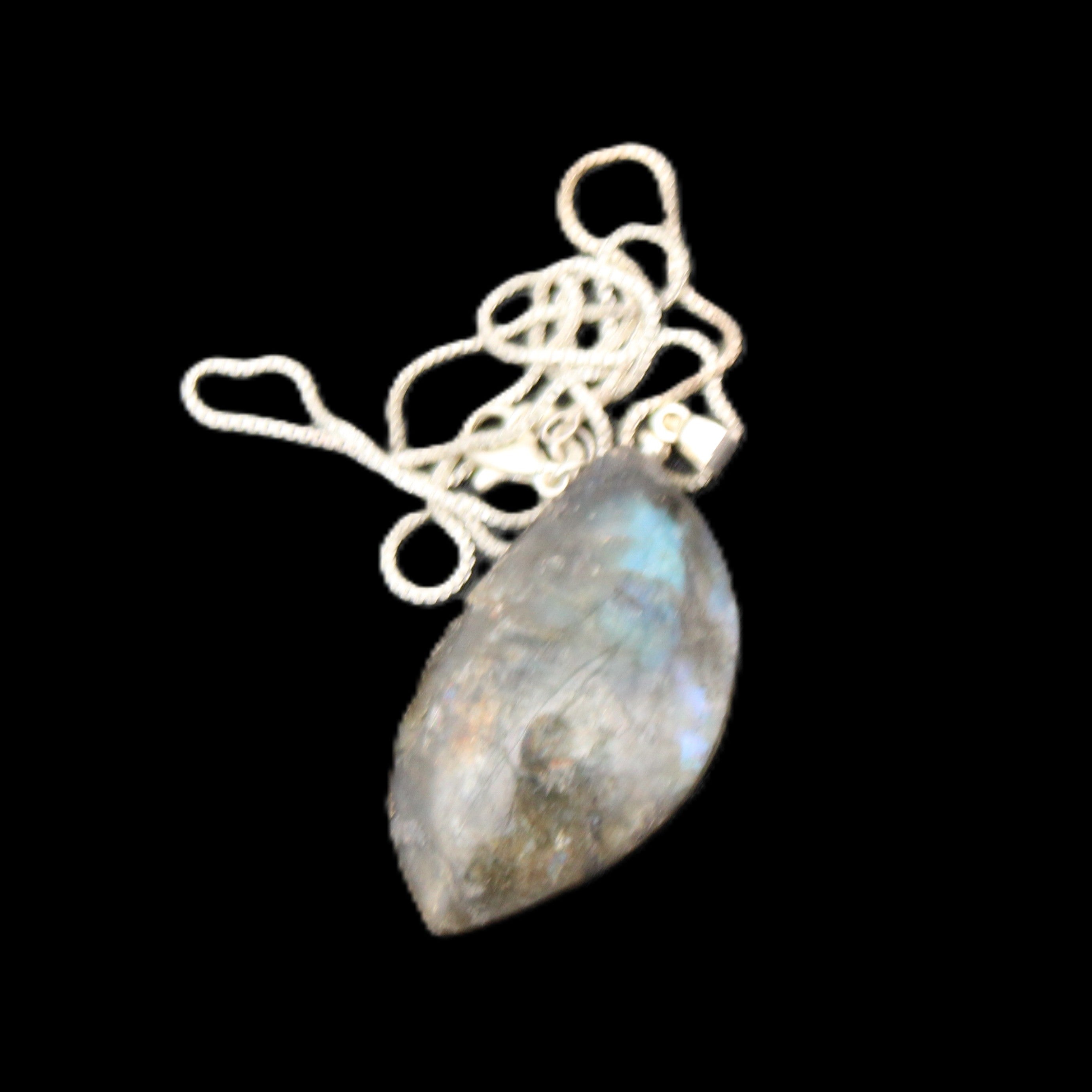 Labradorite pendant and necklace 11-15g in sunlight - Rocks and Things Store