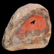 Warring States Red Agate geode 97g in sunlight - Rocks and Things Store