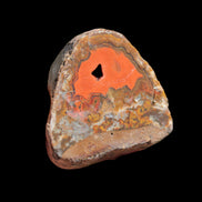 Warring States Red Agate geode 97g in sunlight - Rocks and Things Store