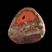Warring States Red Agate geode 97g in sunlight - Rocks and Things Store
