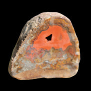 Warring States Red Agate geode 97g in sunlight - Rocks and Things Store