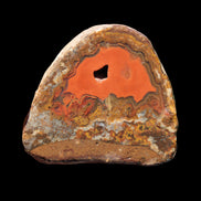 Warring States Red Agate geode 97g in sunlight - Rocks and Things Store