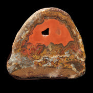 Warring States Red Agate geode 97g in sunlight - Rocks and Things Store