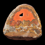 Warring States Red Agate geode 97g Rocks and Things
