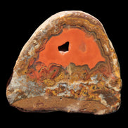 Warring States Red Agate geode 97g in sunlight - Rocks and Things Store