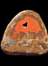 Warring States Red Agate geode 97g in sunlight - Rocks and Things Store