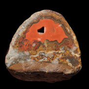 Warring States Red Agate geode 97g in sunlight - Rocks and Things Store