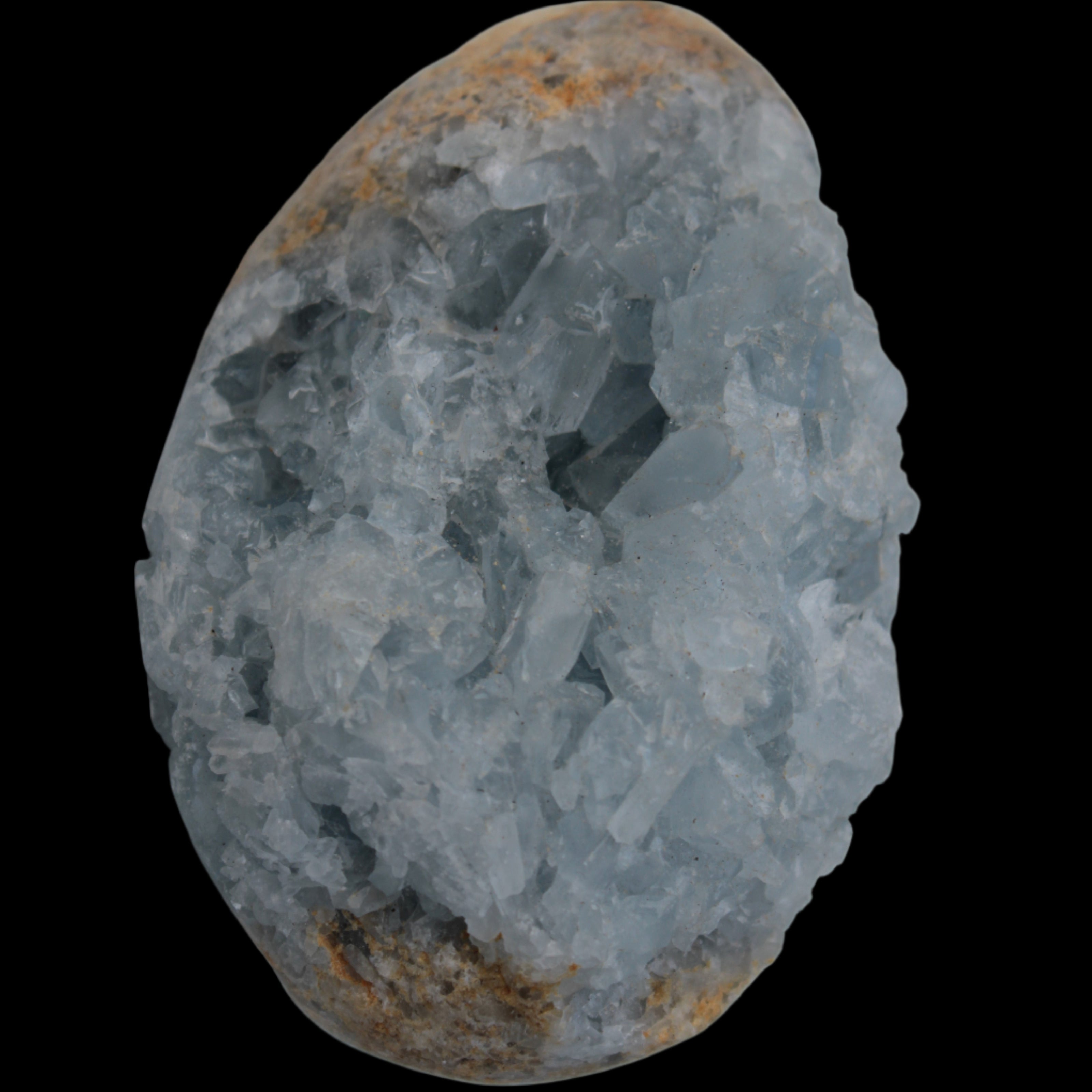 Celestite geode 310g in sunlight - Rocks and Things Store