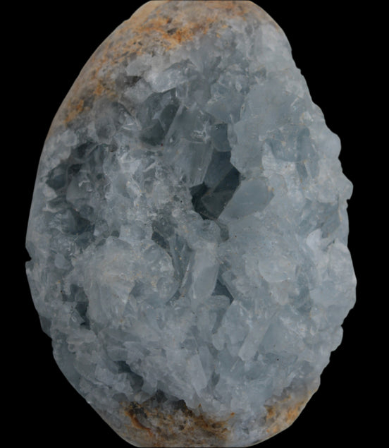 Celestite geode 310g in sunlight - Rocks and Things Store