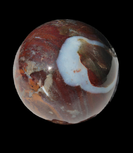 Jasper sphere 63mm 340g in sunshine - Rocks and Things Store