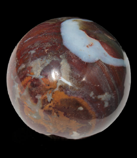 Jasper sphere 63mm 340g in sunshine - Rocks and Things Store