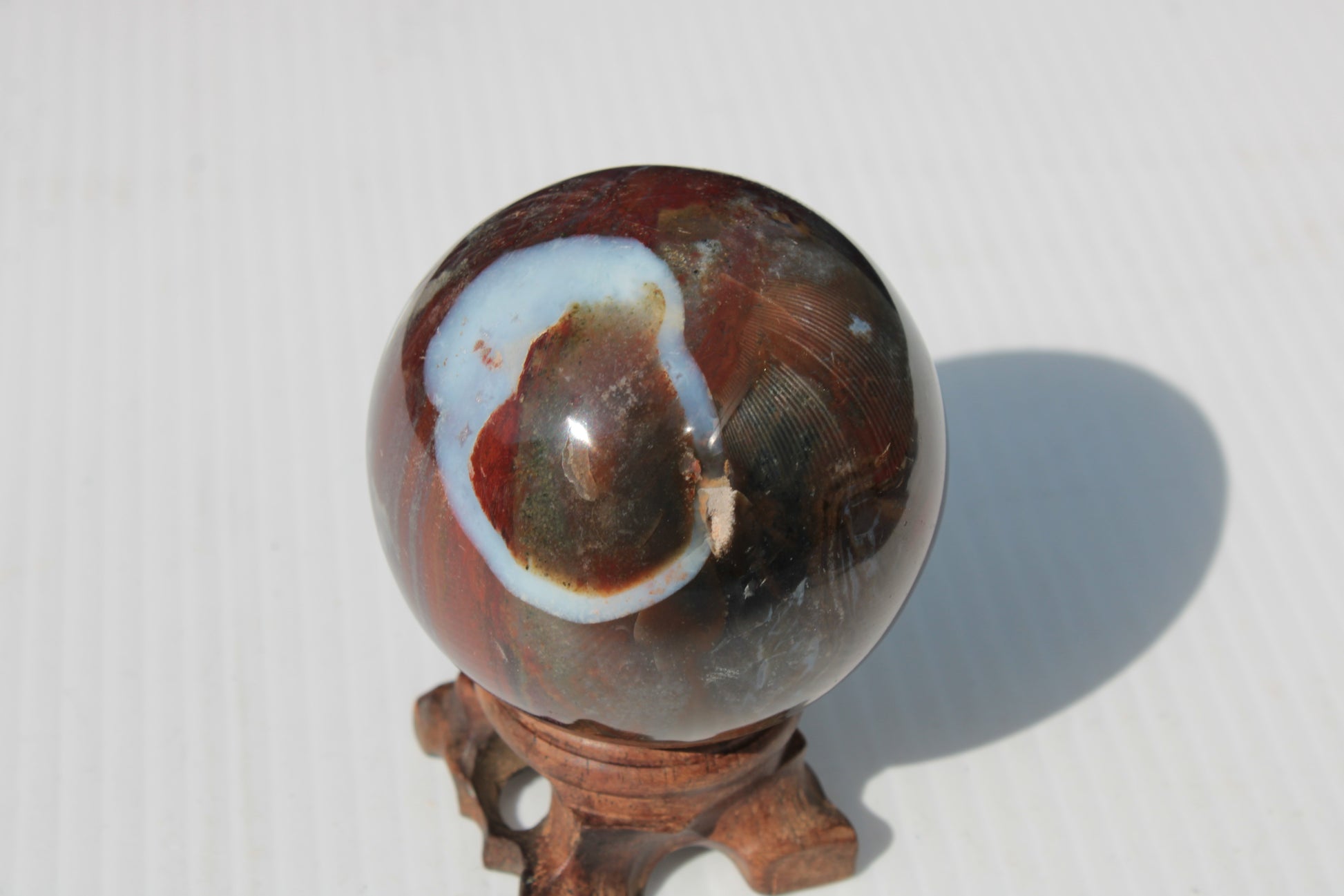 Jasper sphere 63mm 340g Rocks and Things