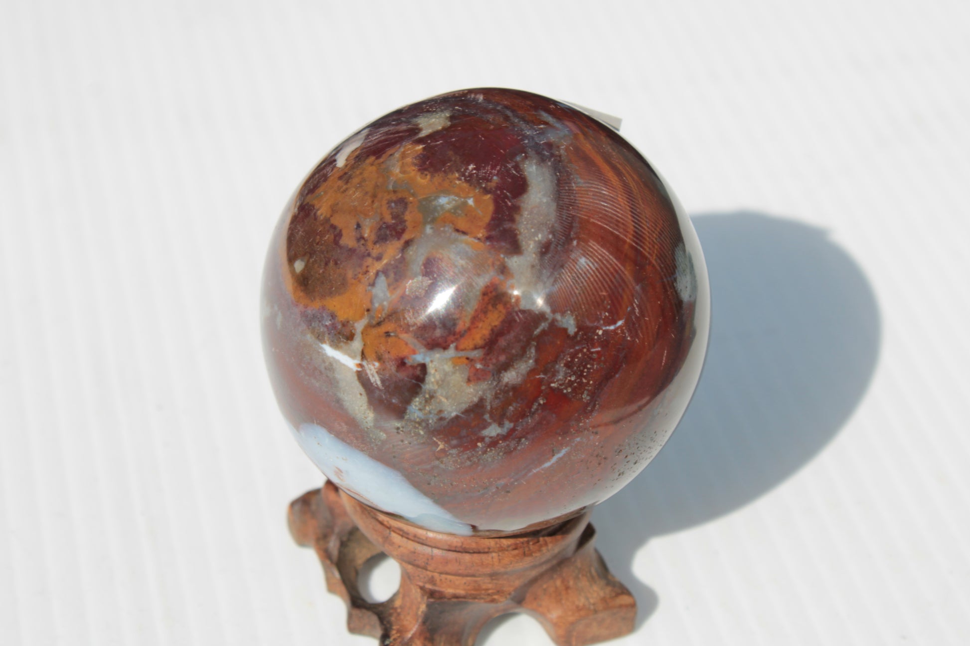 Jasper sphere 63mm 340g Rocks and Things