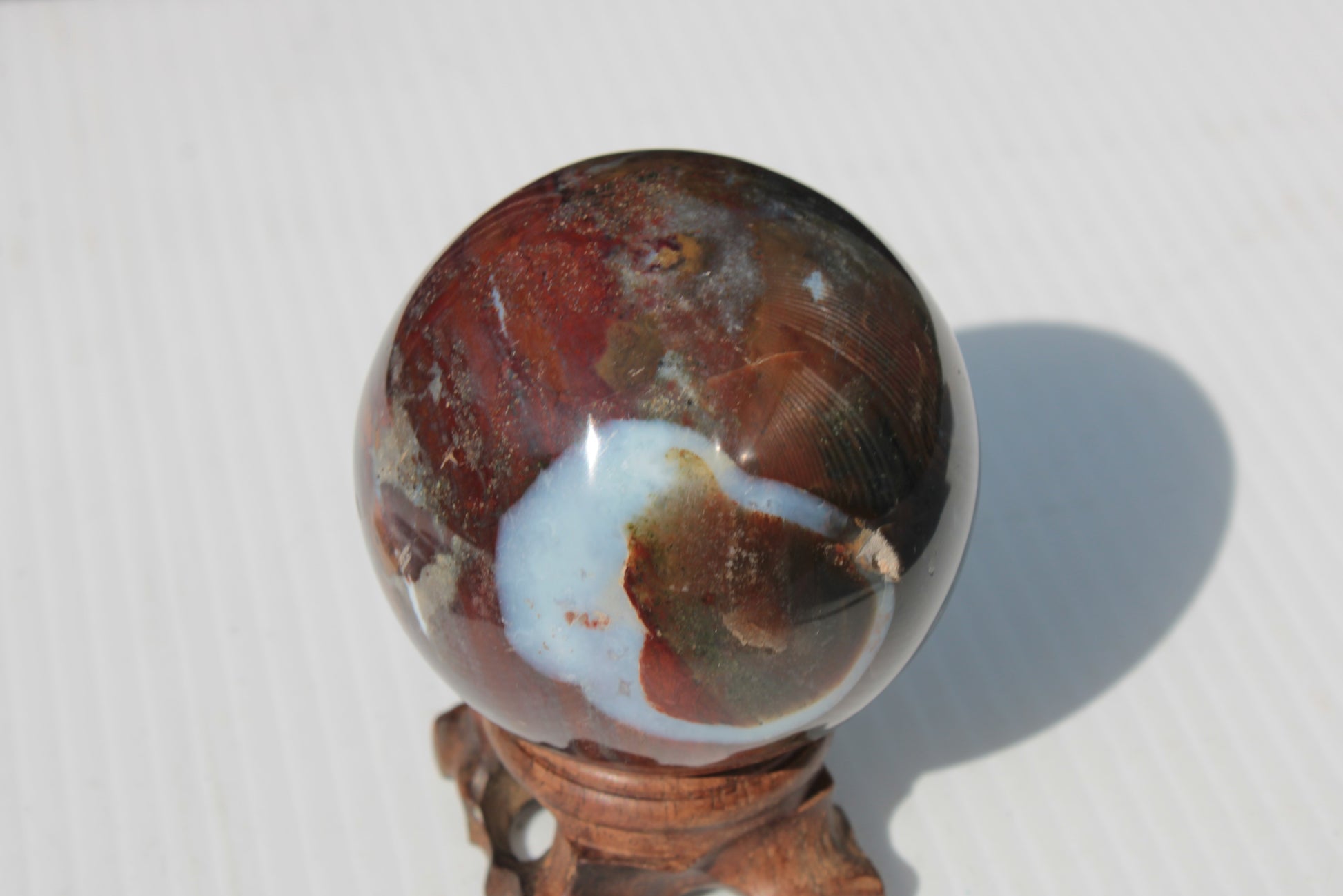 Jasper sphere 63mm 340g Rocks and Things