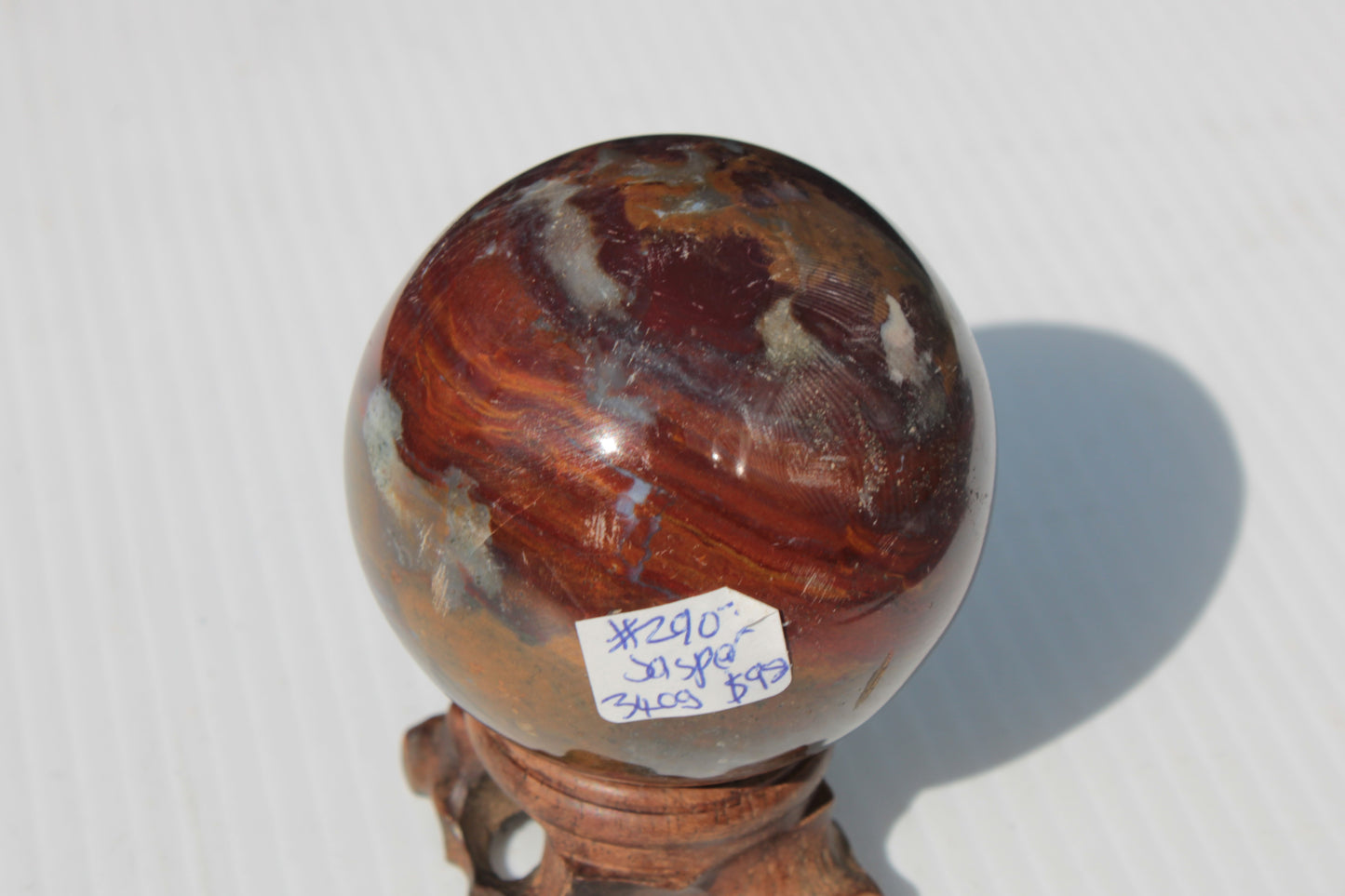 Jasper sphere 63mm 340g Rocks and Things