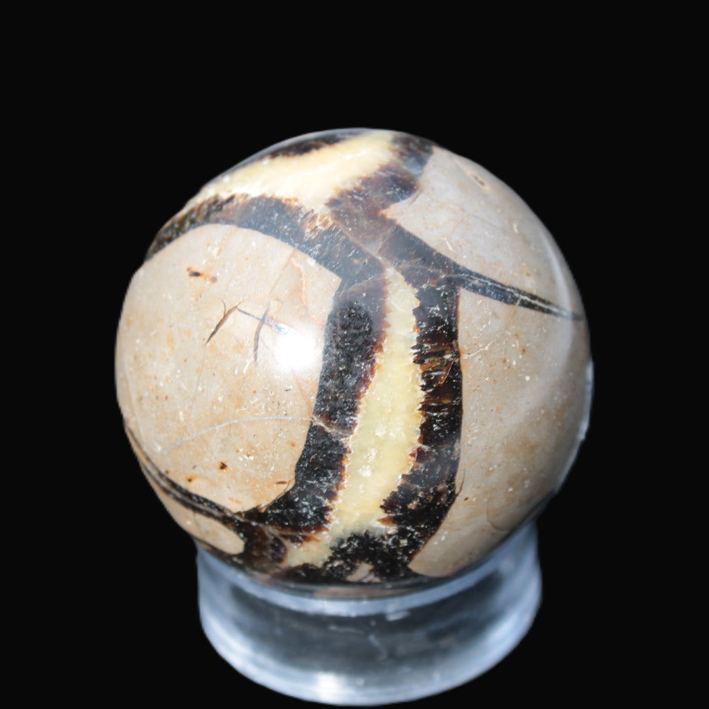 Septarian Dragon stone sphere 59mm 274g Rocks and Things