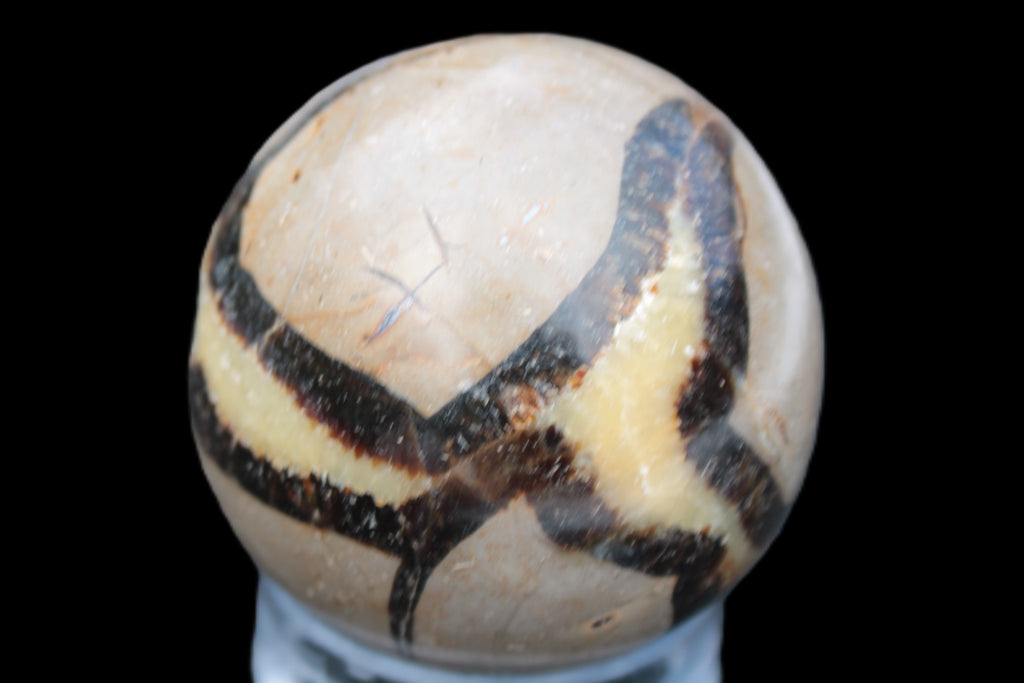 Septarian Dragon stone sphere 59mm 274g Rocks and Things