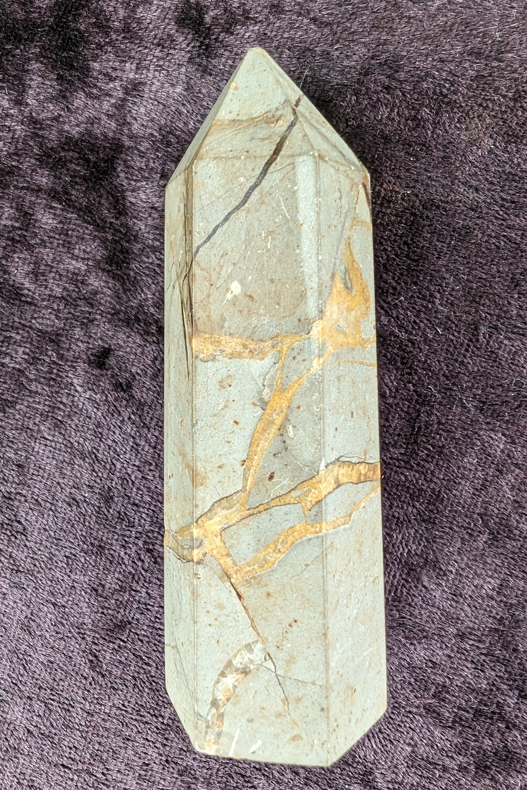 Septarian Dragon Stone wand 90g Rocks and Things