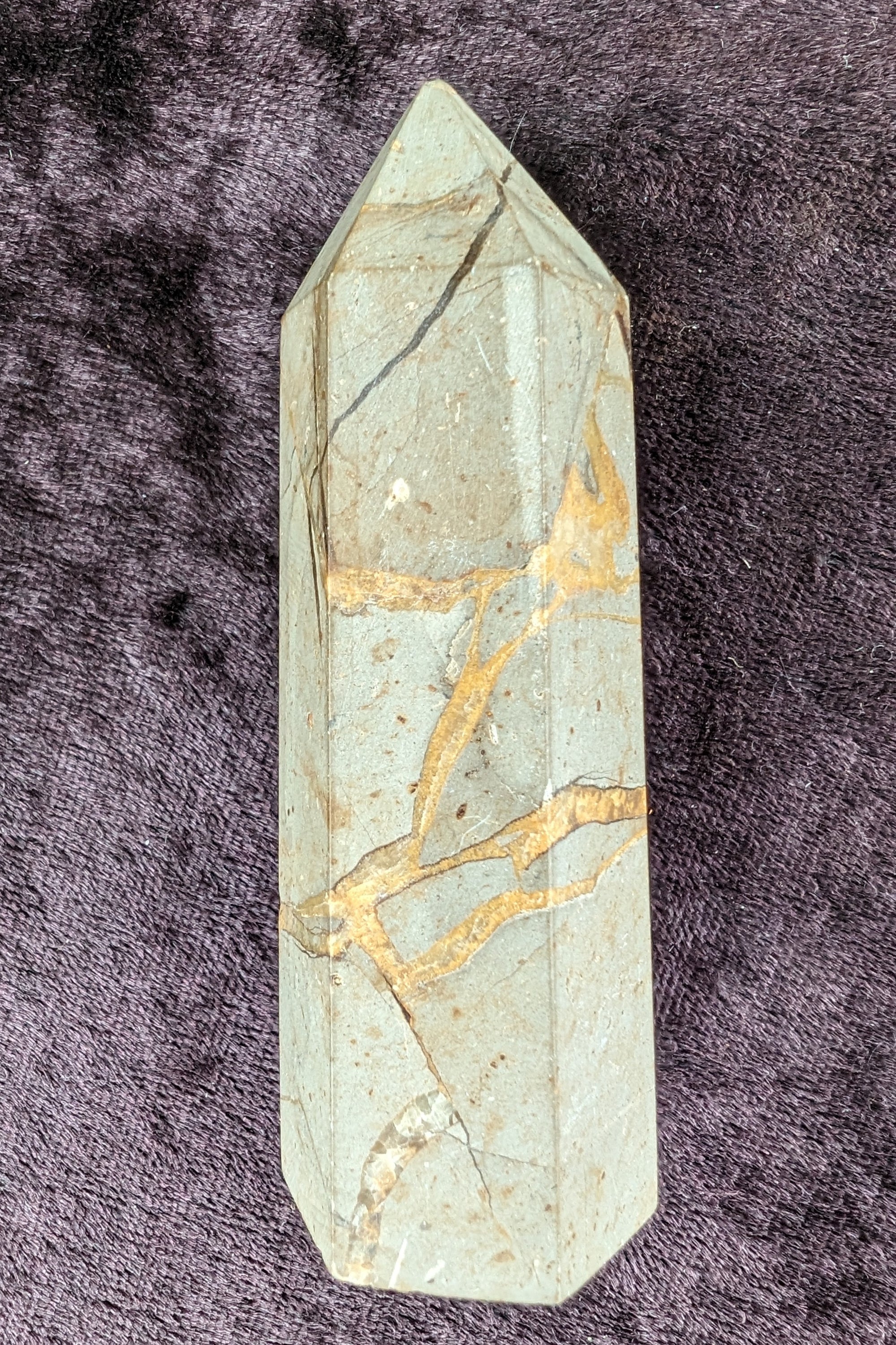Septarian Dragon Stone wand 90g Rocks and Things